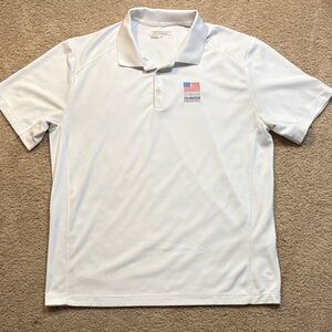 Nike White Polo Shirt with Embroidered Logo 2016 Oakland Hills XL